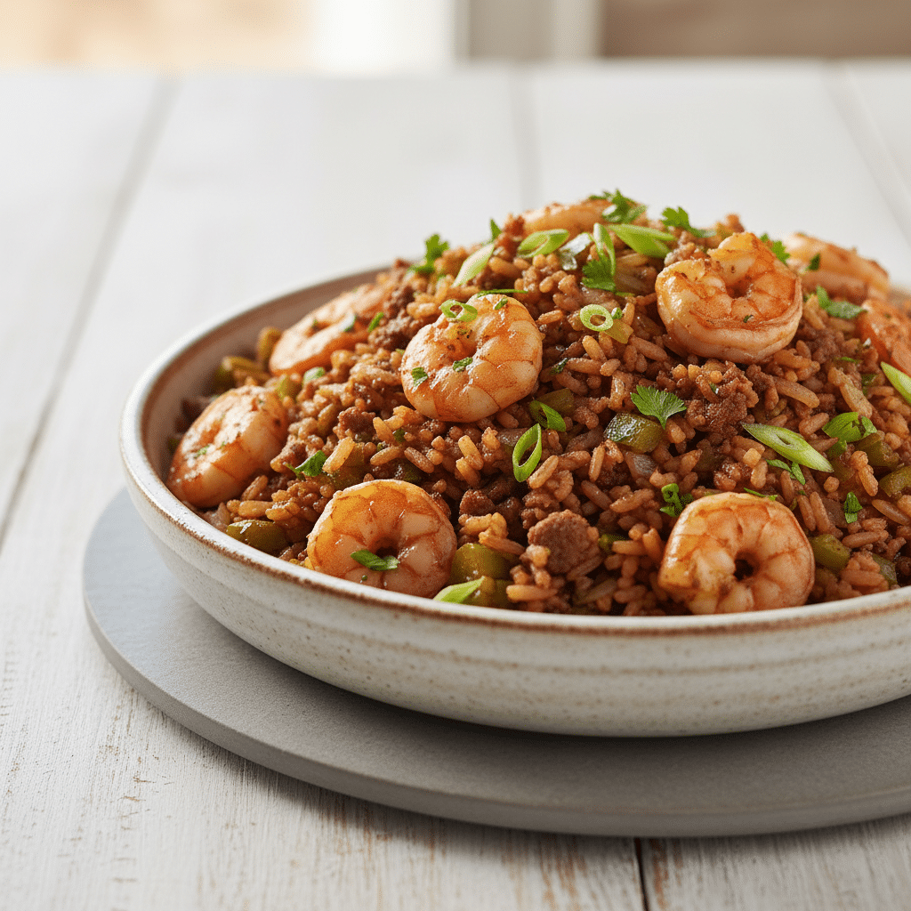 Shrimp Dirty Rice Recipe: One Pot Easy