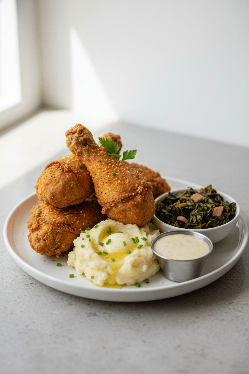 Southern Fried Chicken serving photo