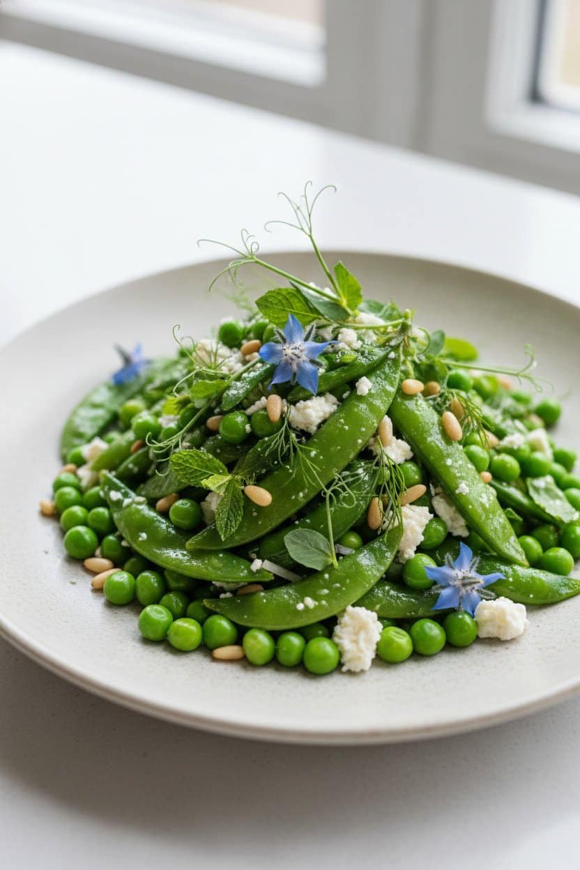 Spring Pea Salad serving photo