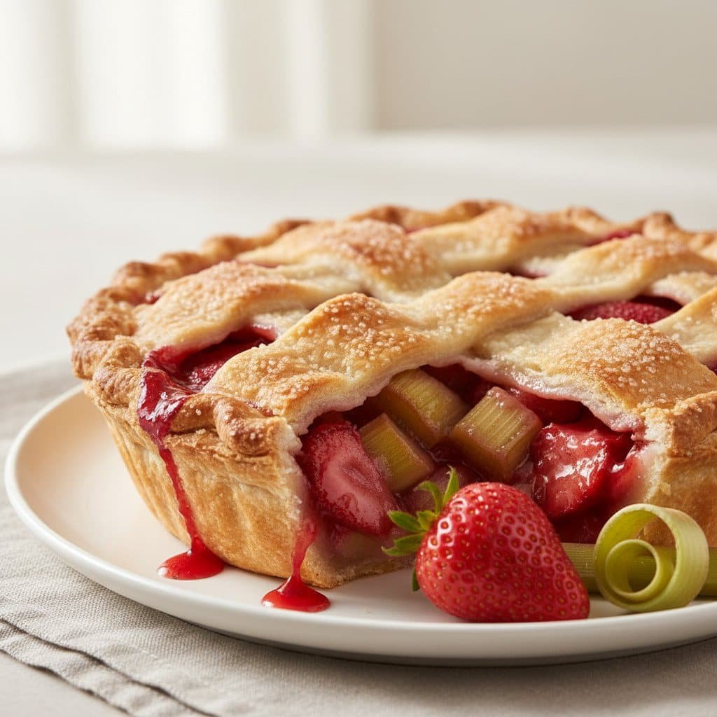 Best Strawberry Rhubarb Pie Recipe for Spring