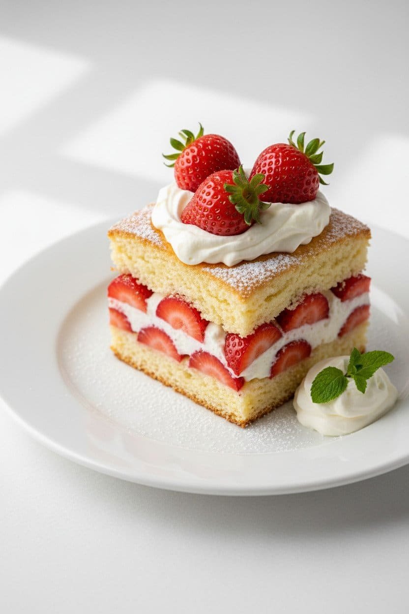 Strawberry Shortcake serving photo