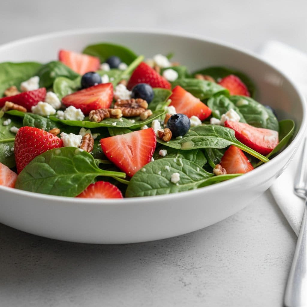 Strawberry Spinach Salad Recipe for a Fresh Spring Lunch