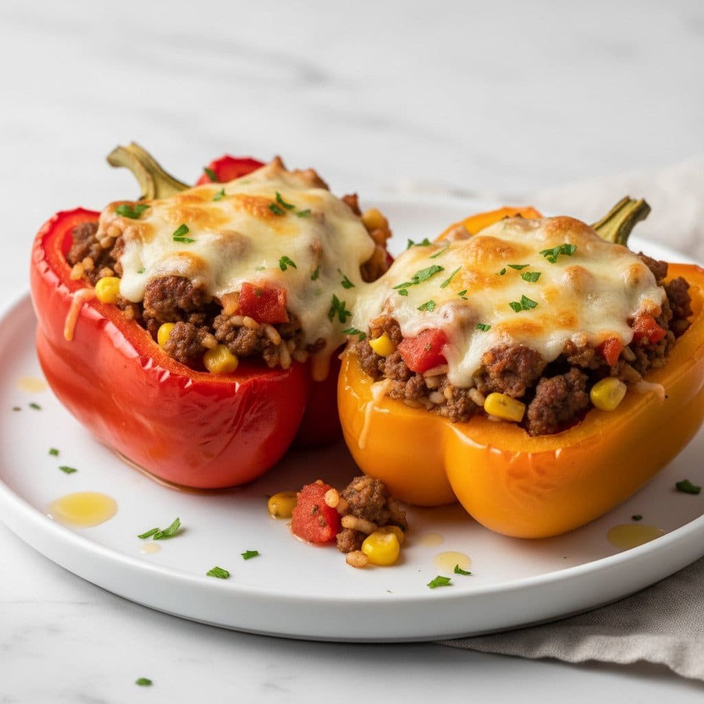 Stuffed Bell Peppers Recipe (Easy and Hearty)