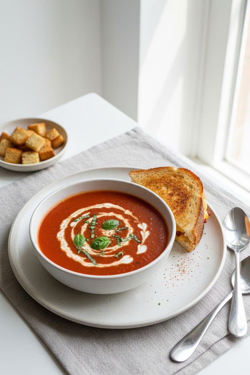 Tomato Soup serving photo
