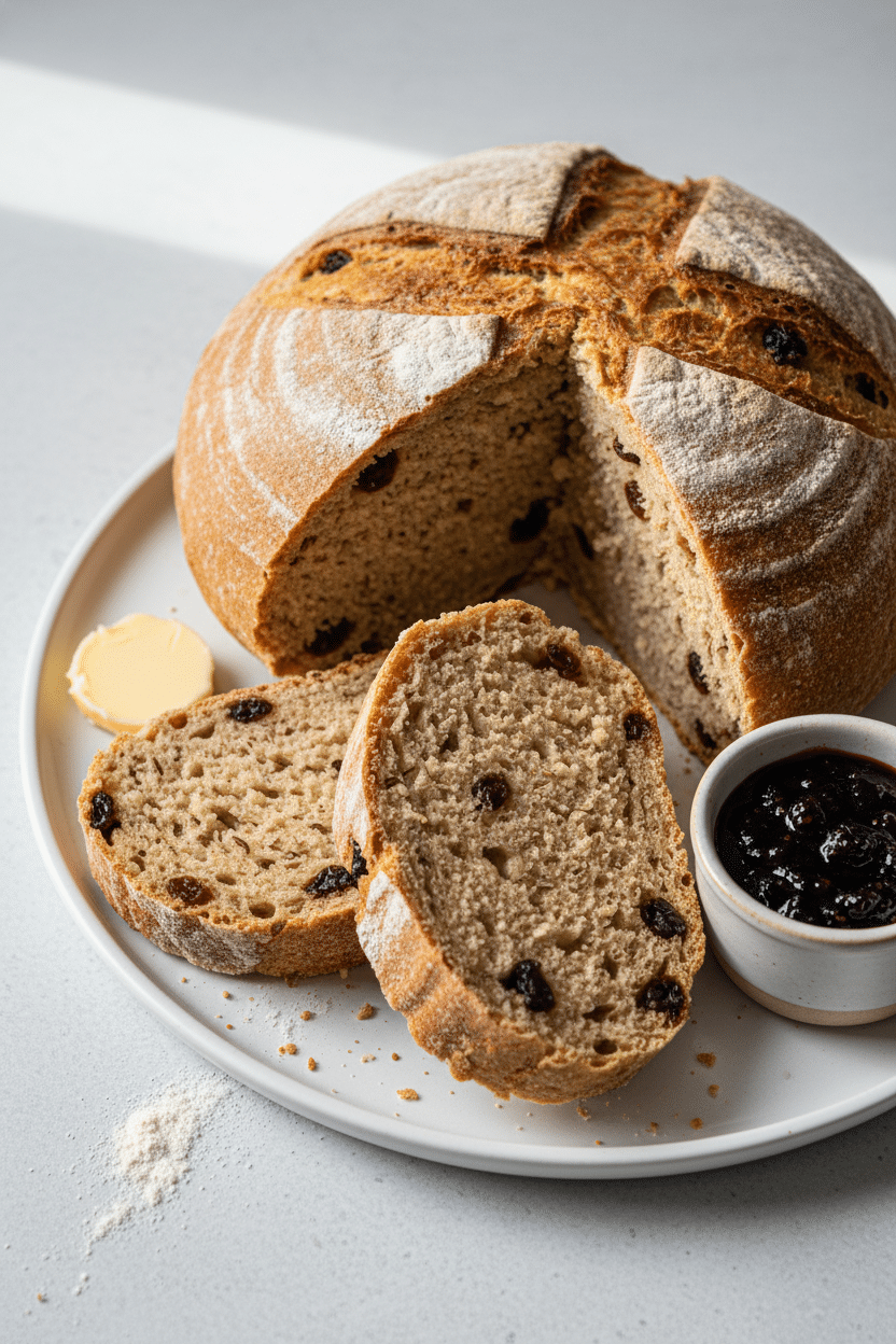 Traditional Irish Soda Bread serving photo