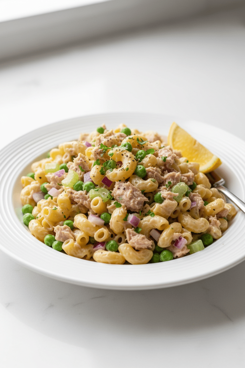 Tuna Macaroni Salad serving photo