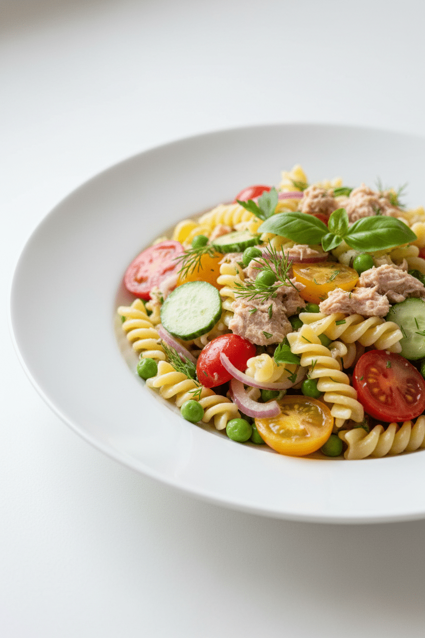 Tuna Pasta Salad serving photo