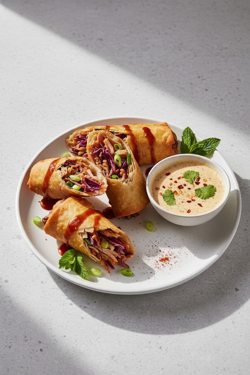 Voodoo Egg Rolls serving photo