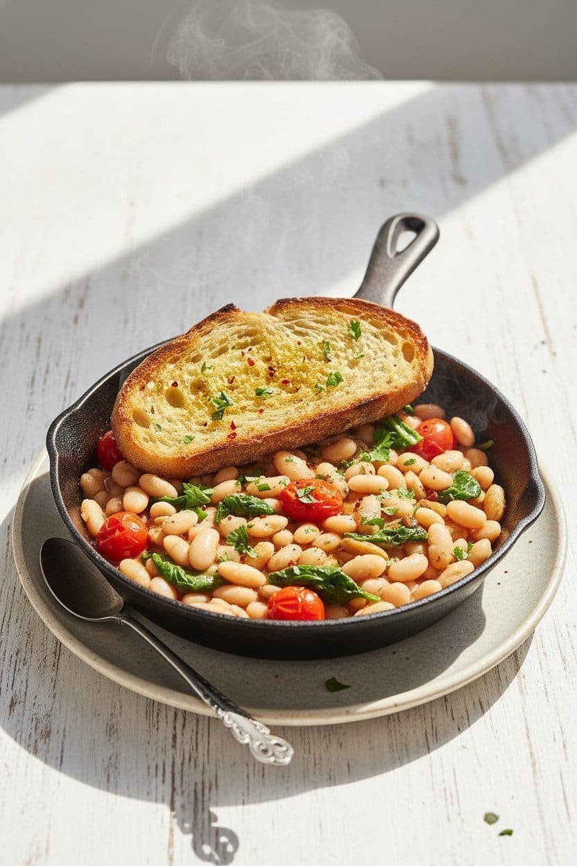 White Bean Skillet serving photo