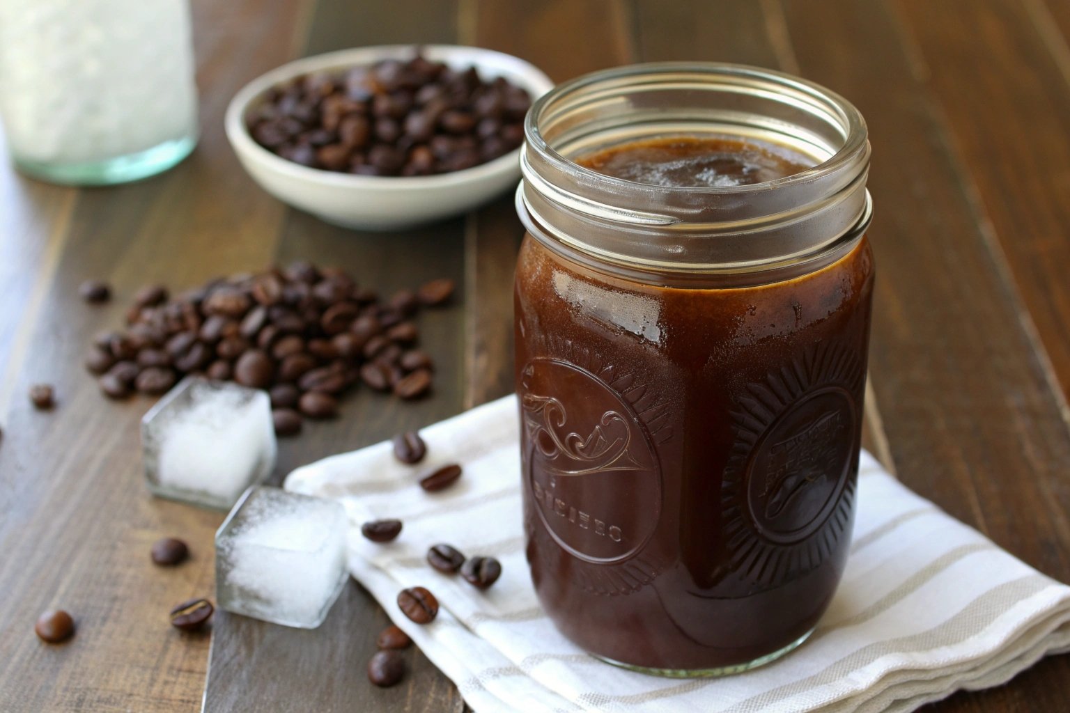 classic homemade iced coffee concentrate