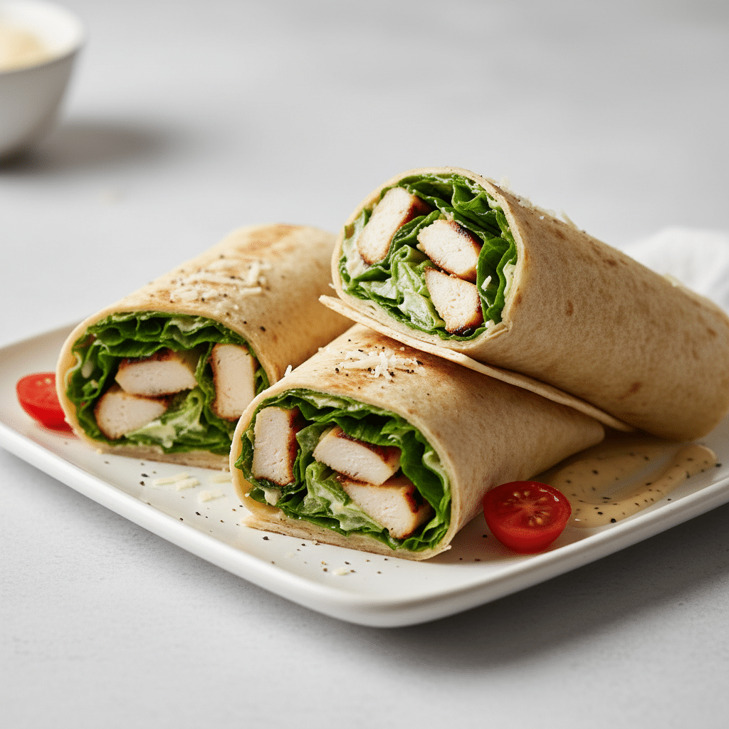 Quick & Easy Chicken Caesar Wraps