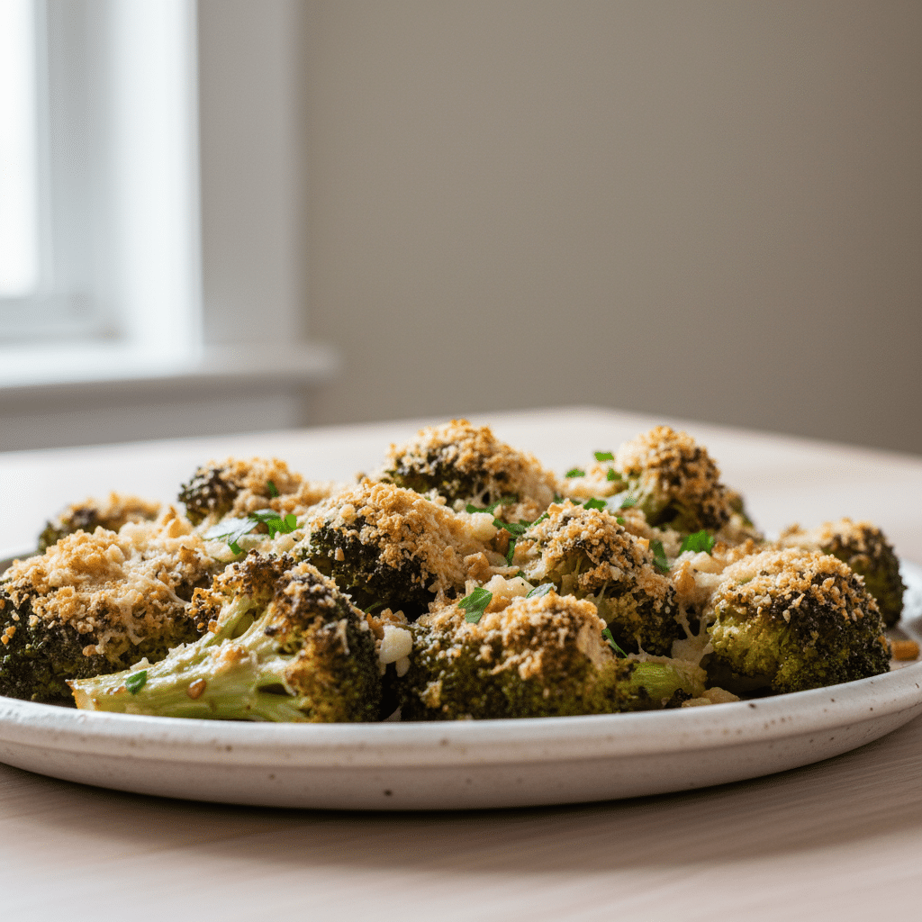Garlic Parmesan Roasted Broccoli