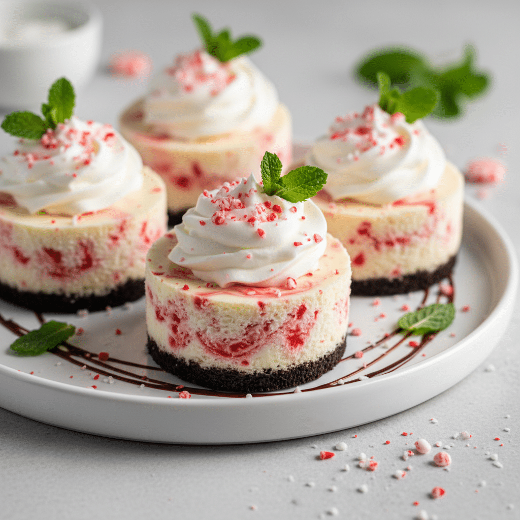 Peppermint Cheesecakes