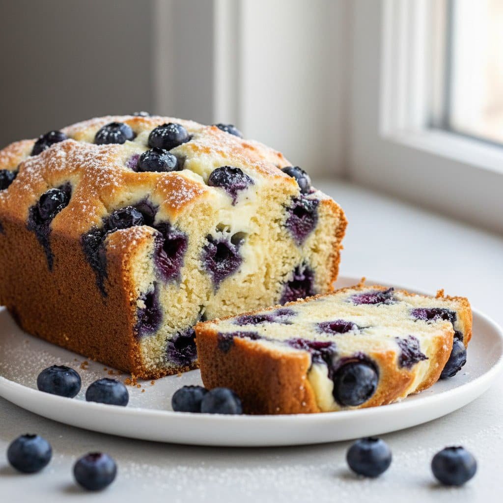 Blueberry Cream Cheese Loaf
