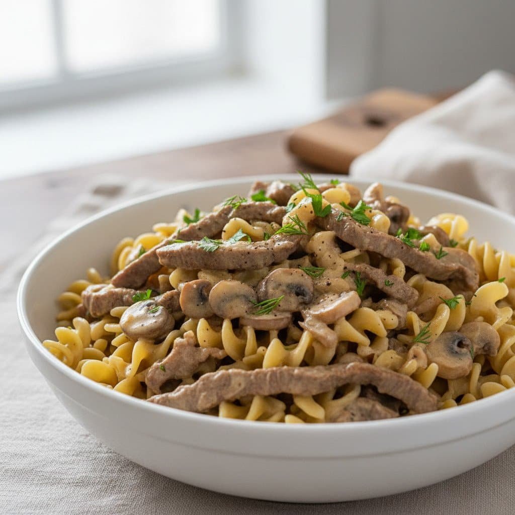Beef Stroganoff