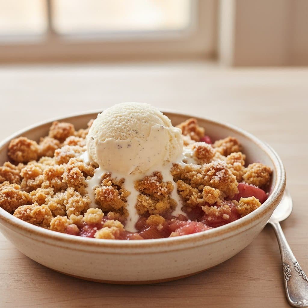 Rhubarb Crisp